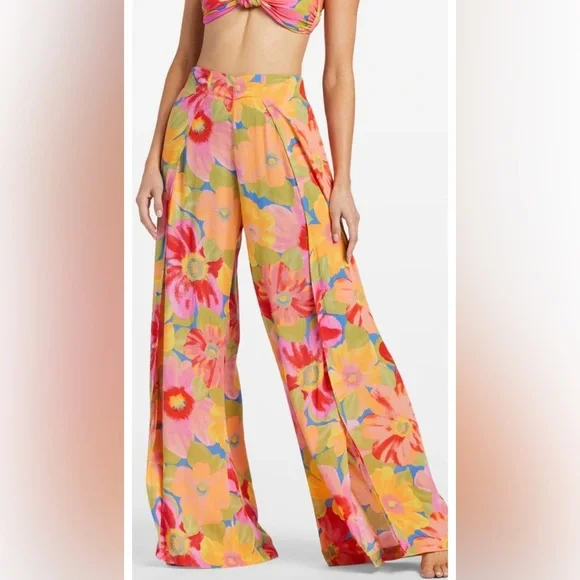 BILLABONG Floral PANTS . Size M - Picture 4 of 13